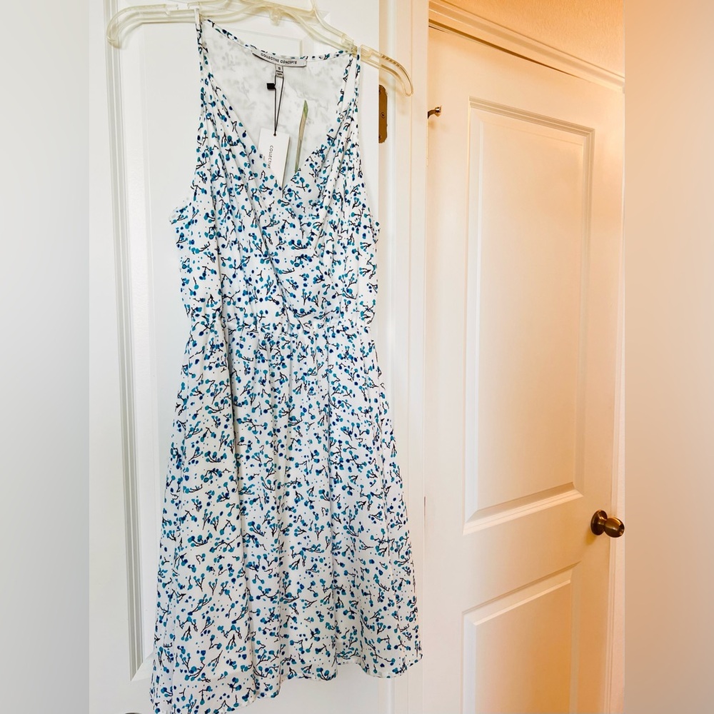 Collective Concepts Alicia Dress, Blue Floral